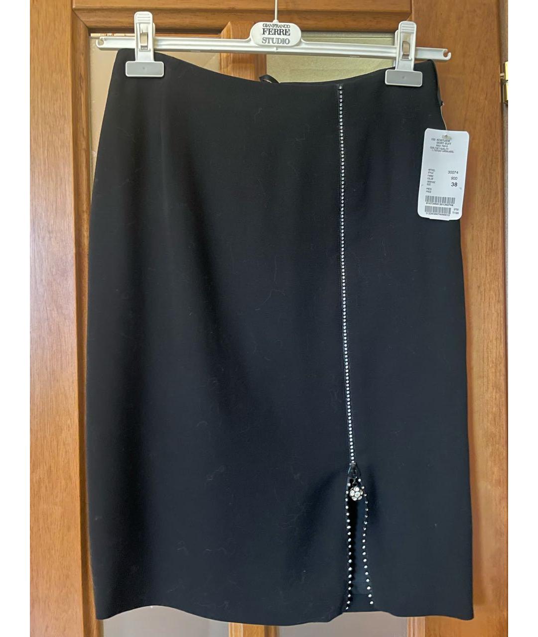 ESCADA Черный шерстяной костюм с юбками, фото 2