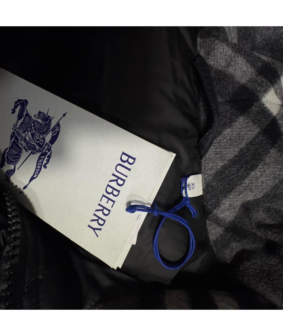 BURBERRY Черный пуховик, фото 3