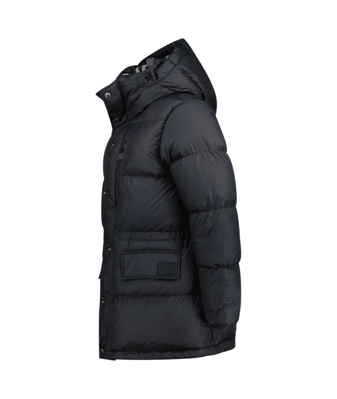 BURBERRY Черный пуховик, фото 5