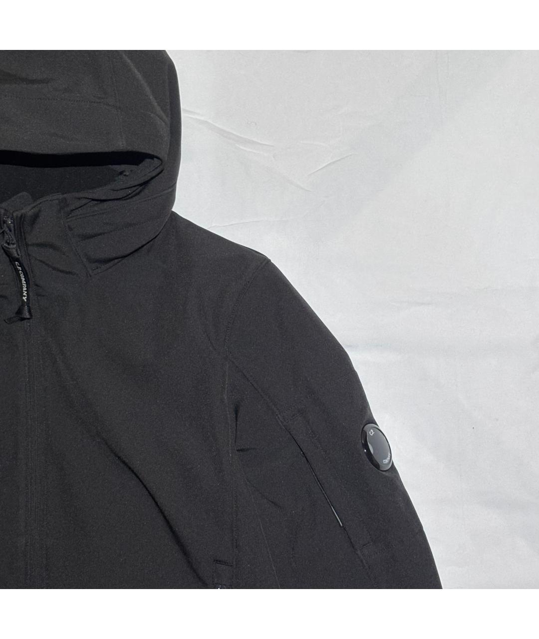 CP COMPANY Черная полиэстеровая куртка, фото 2
