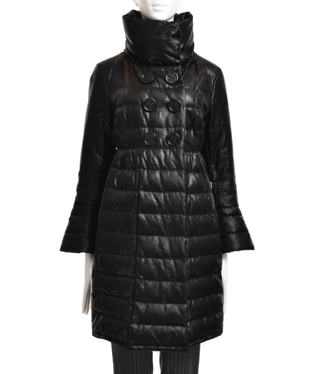 MONCLER Черный хлопковый пуховик, фото 6