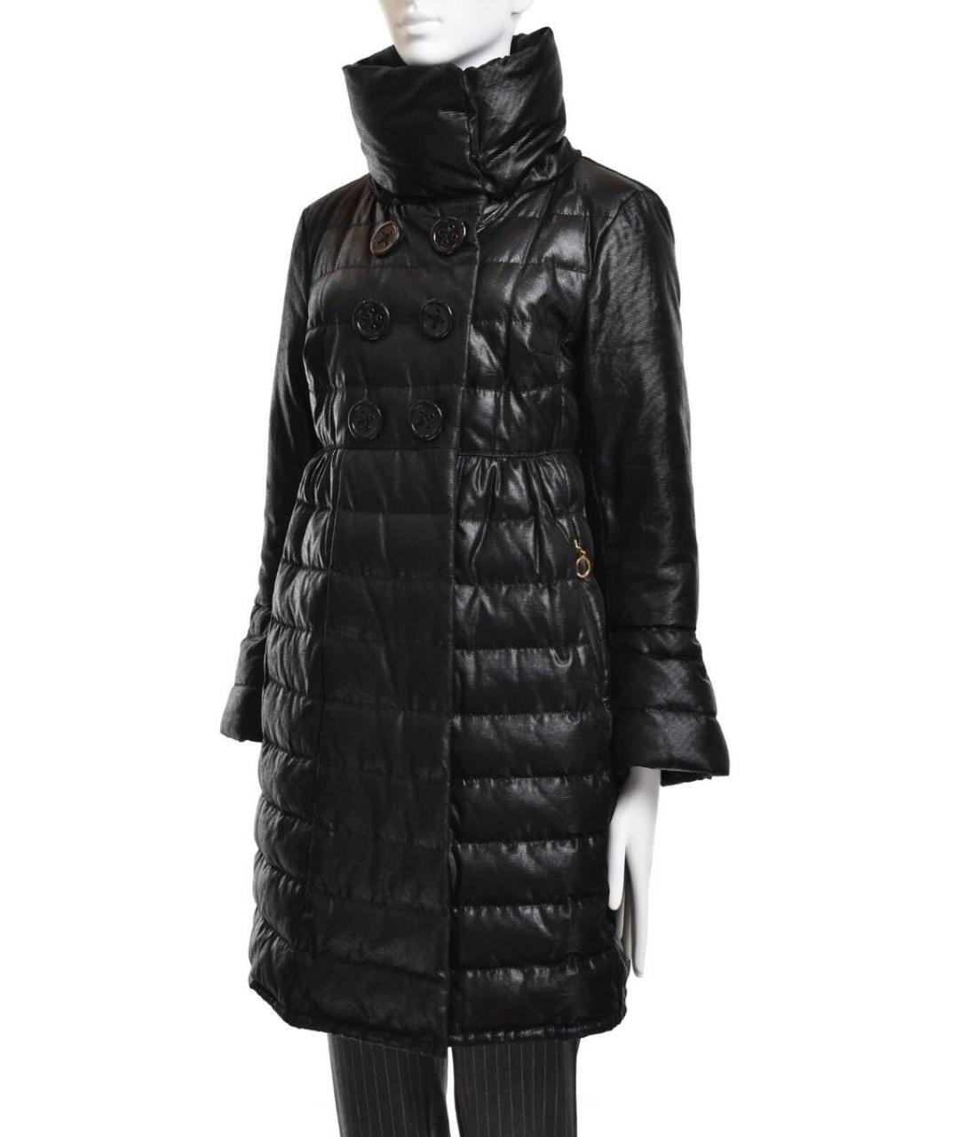 MONCLER Черный хлопковый пуховик, фото 9