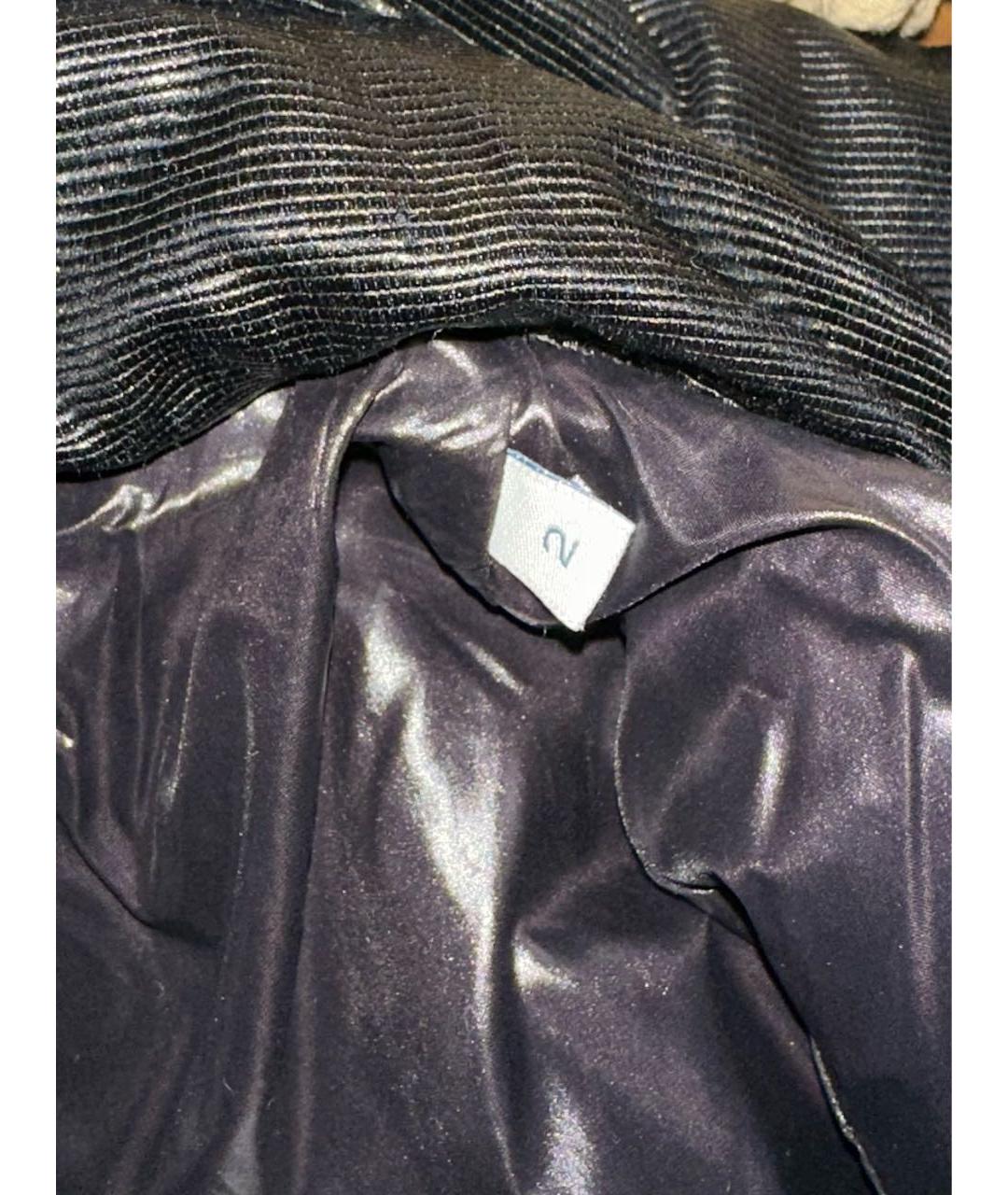 MONCLER Черный хлопковый пуховик, фото 8