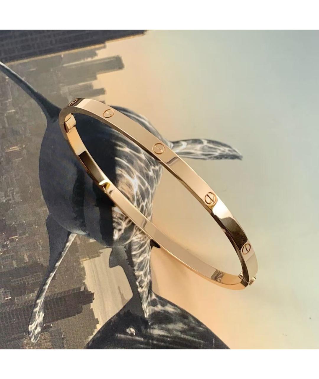 CARTIER Золотой браслет из розового золота, фото 3