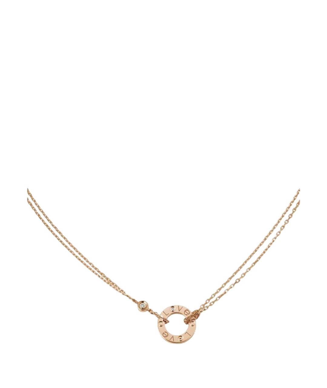 CARTIER Золотая подвеска из розового золота, фото 1