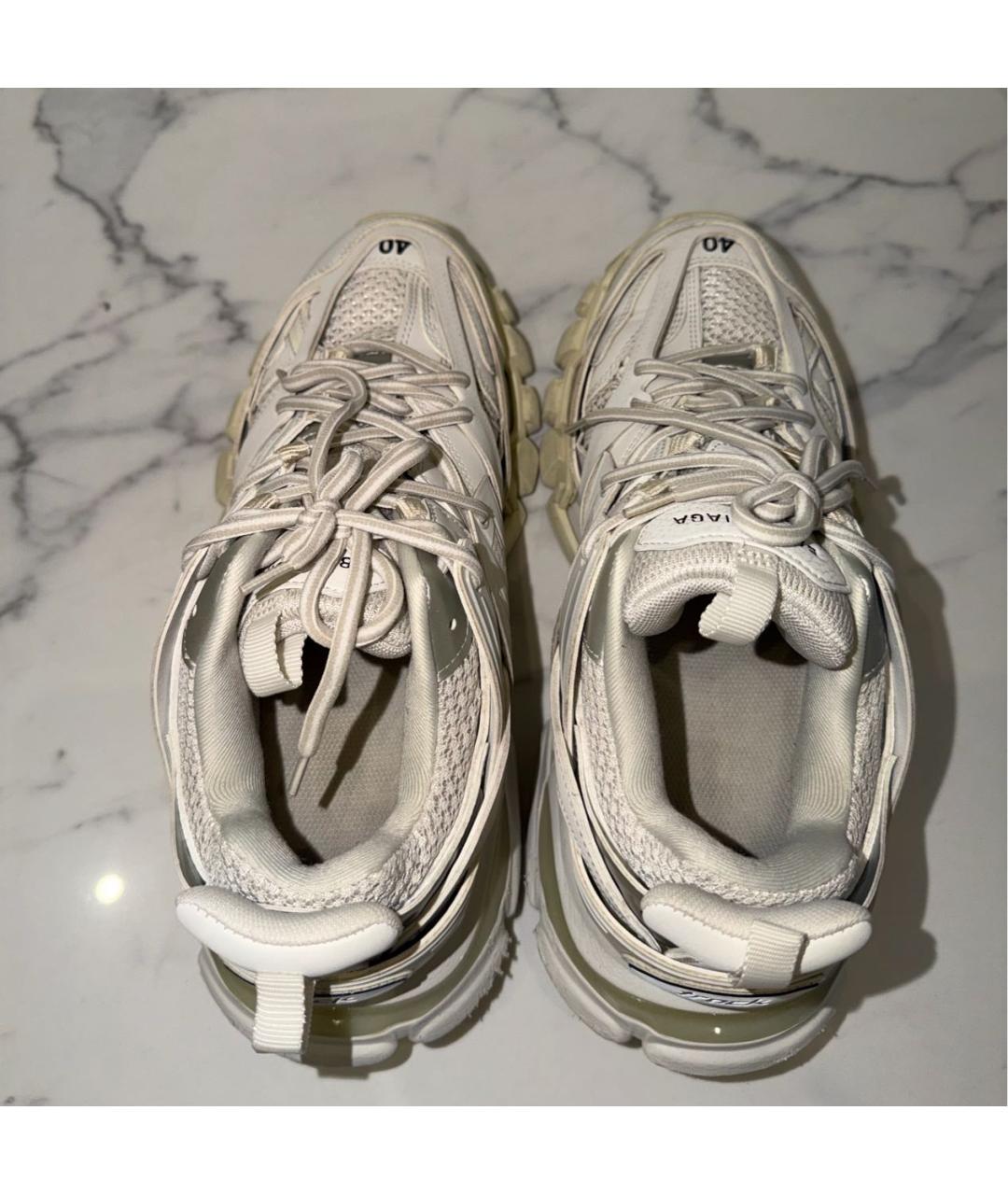 BALENCIAGA Белые кроссовки, фото 3