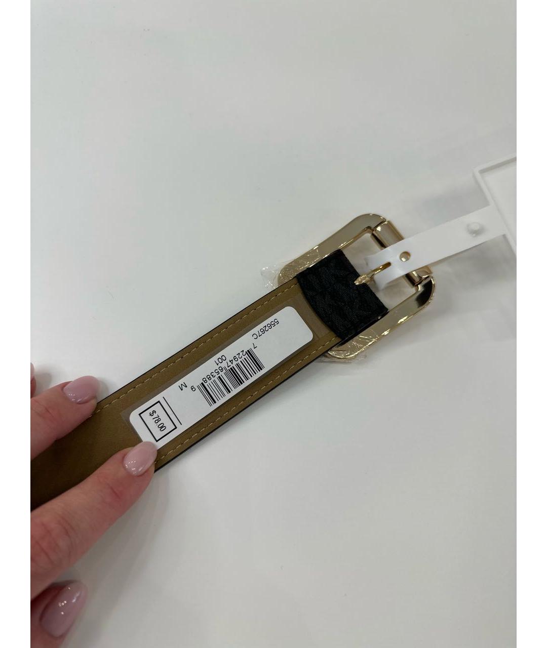 MICHAEL KORS Черный ремень, фото 4