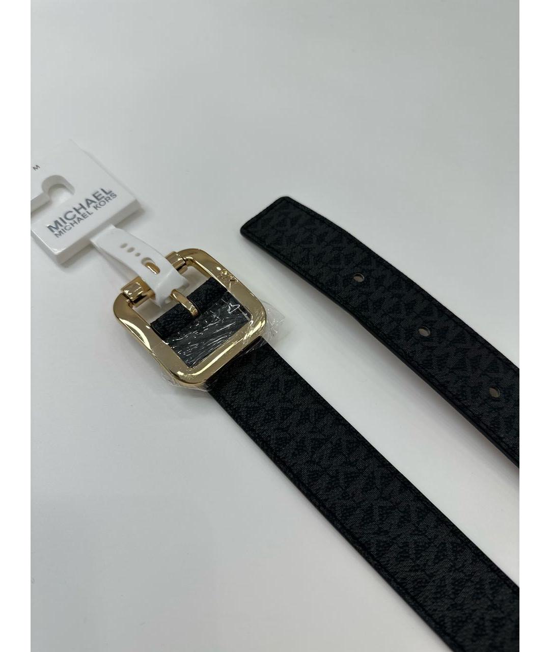 MICHAEL KORS Черный ремень, фото 2