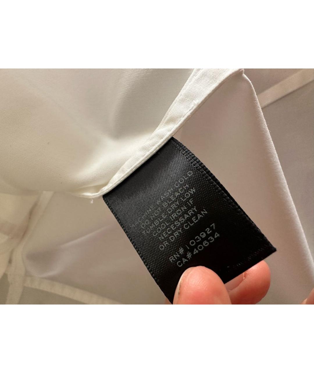 MARC JACOBS Белая хлопковая рубашка, фото 7