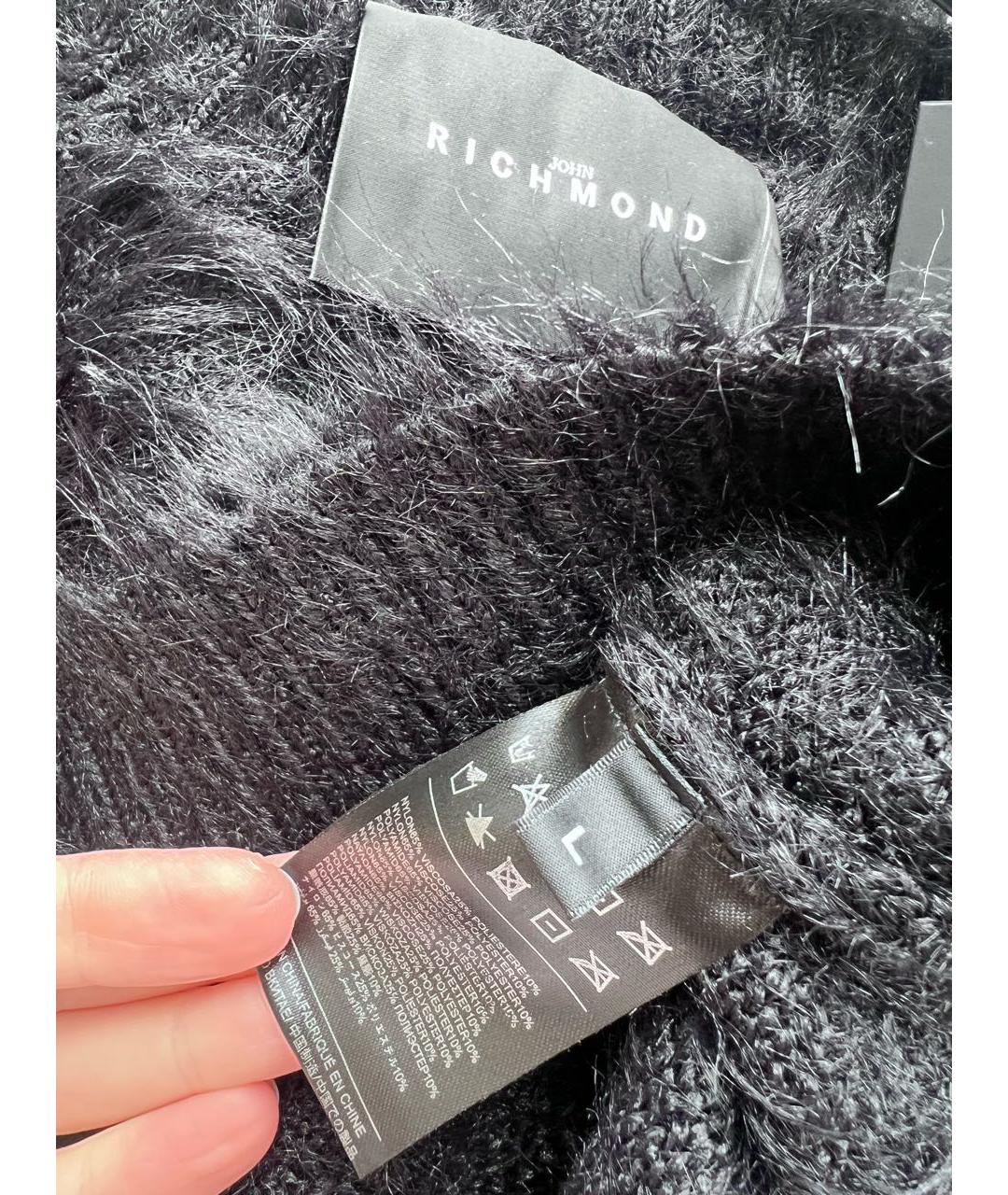 JOHN RICHMOND Черный джемпер / свитер, фото 3