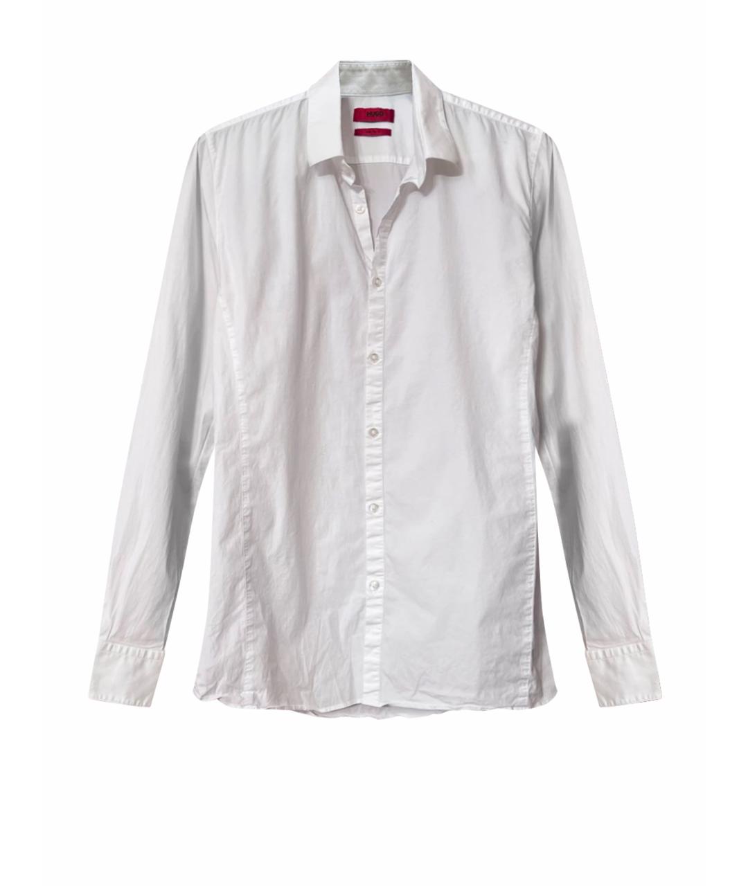 HUGO BOSS Белая хлопковая рубашка, фото 1