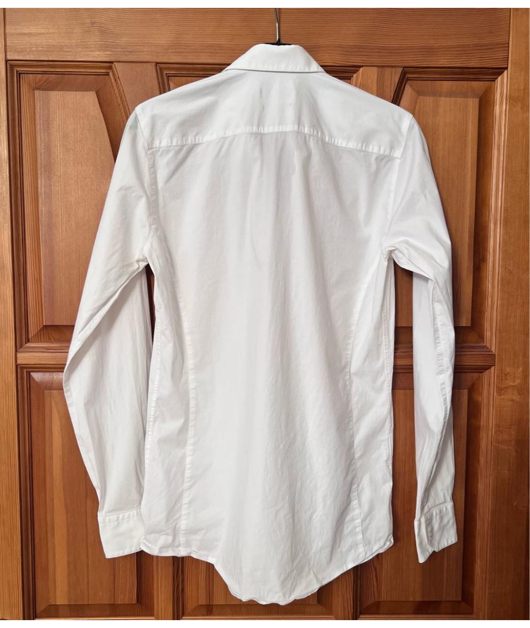 HUGO BOSS Белая хлопковая рубашка, фото 2