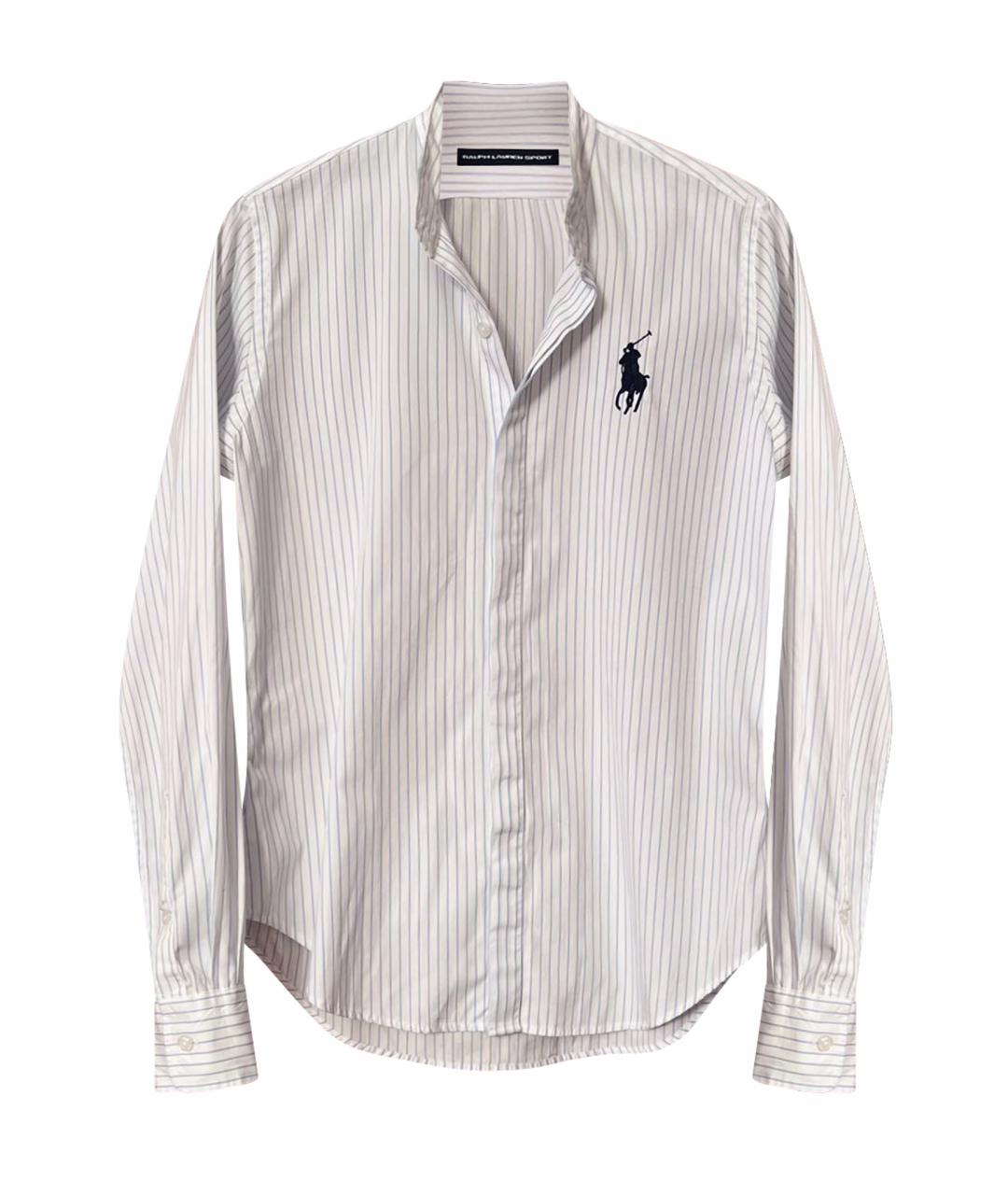 RALPH LAUREN Белая хлопковая рубашка, фото 1