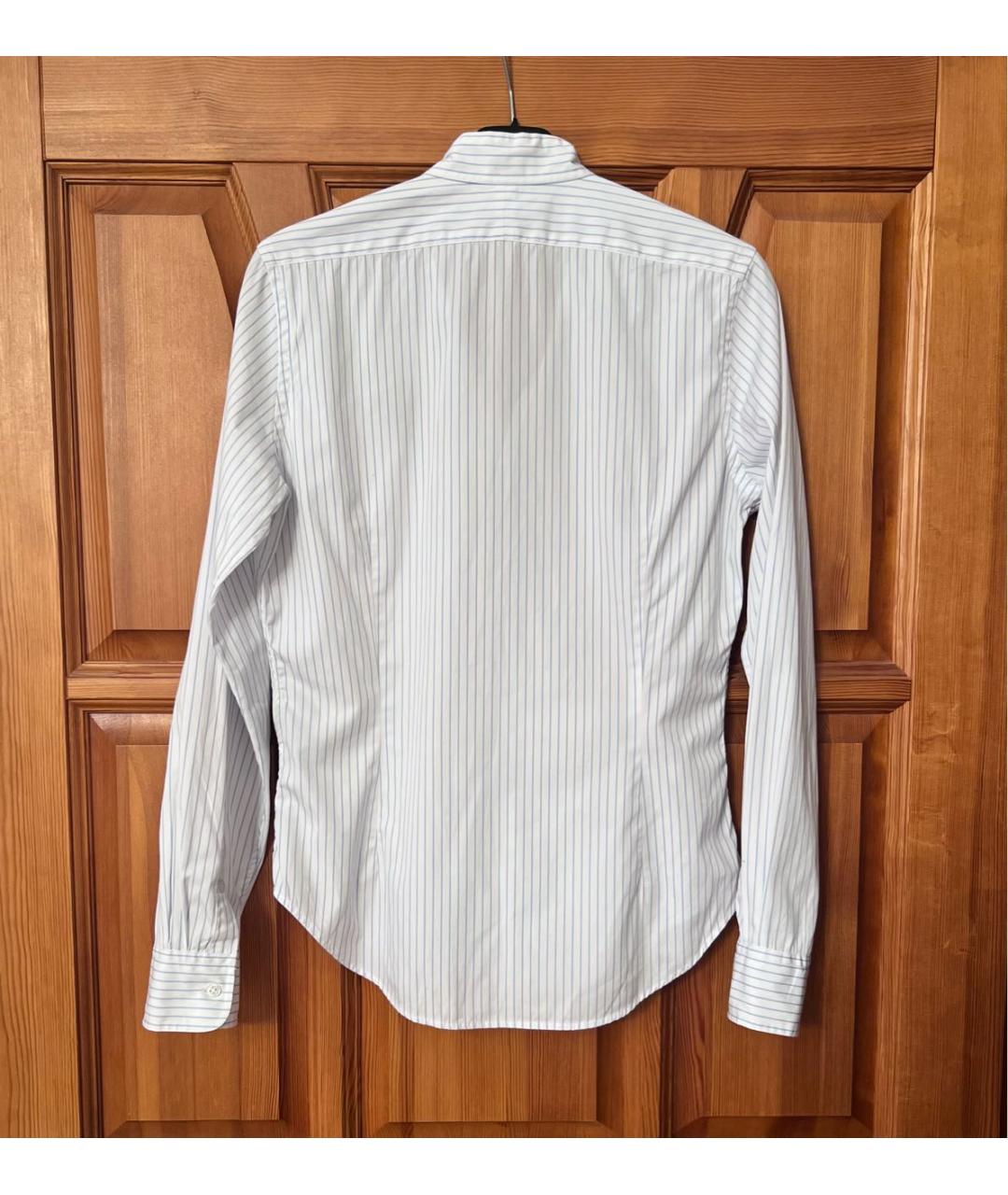 RALPH LAUREN Белая хлопковая рубашка, фото 2