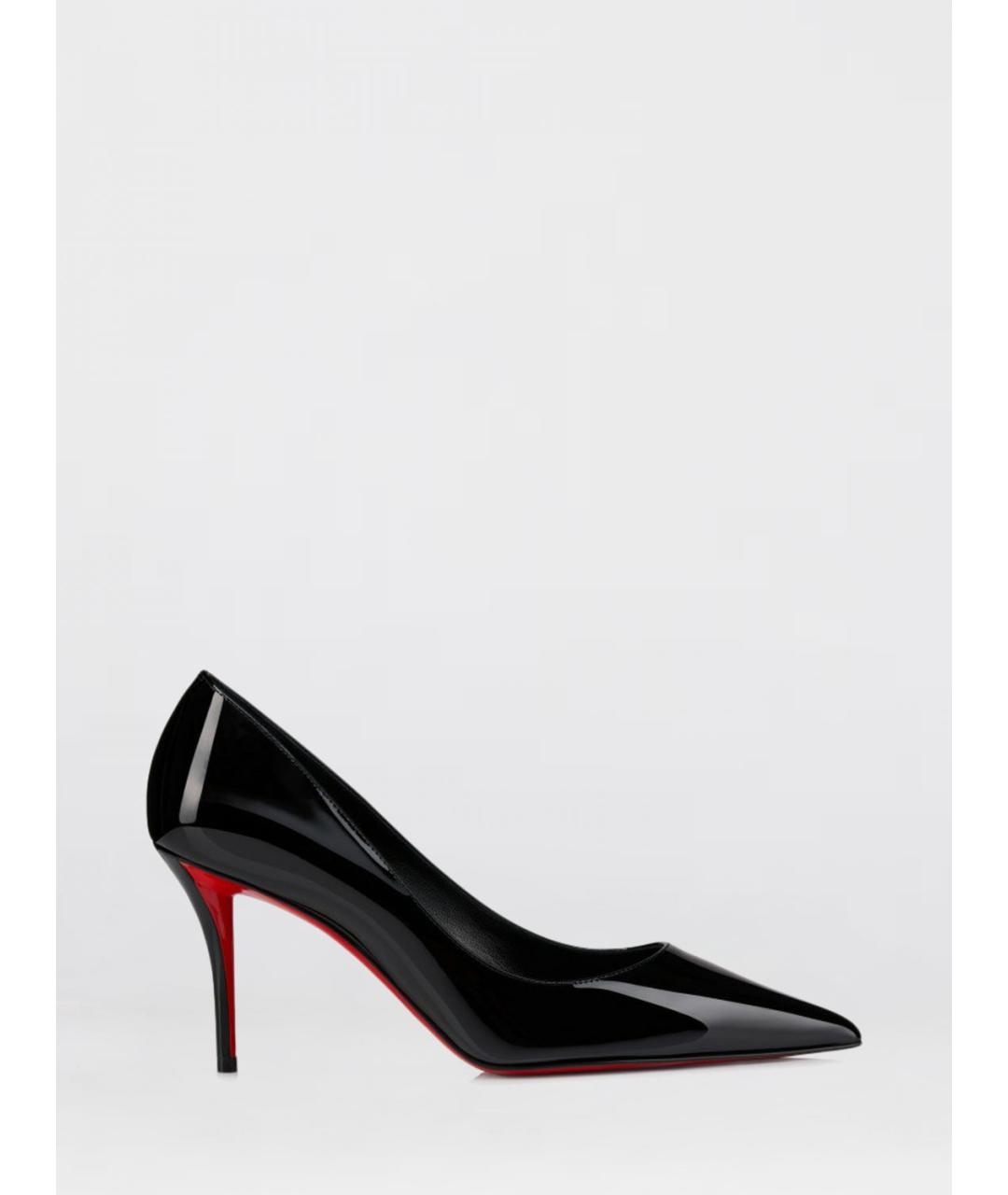 CHRISTIAN LOUBOUTIN Черные туфли из лакированной кожи, фото 5