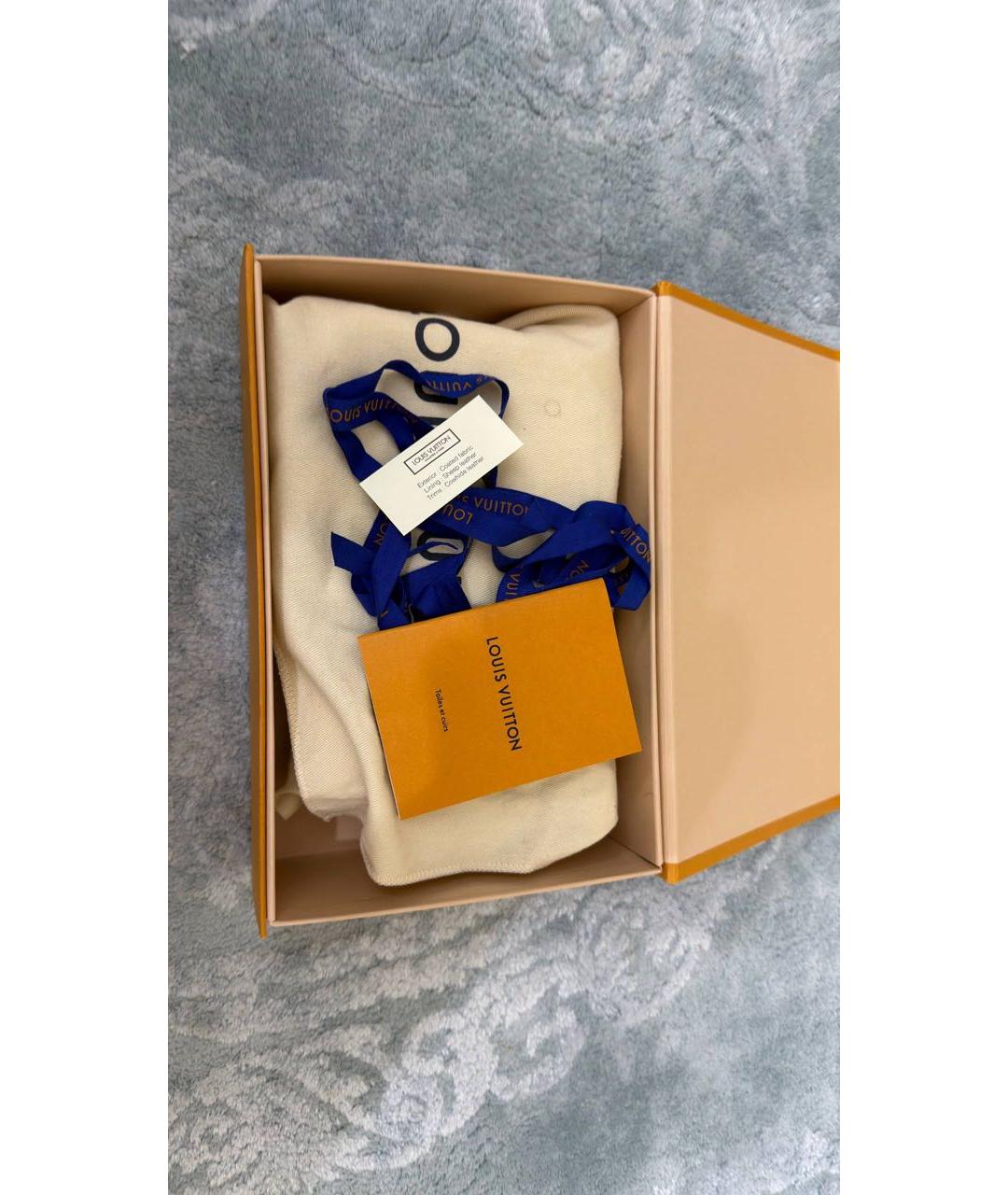 LOUIS VUITTON Коричневая кожаная сумка через плечо, фото 2