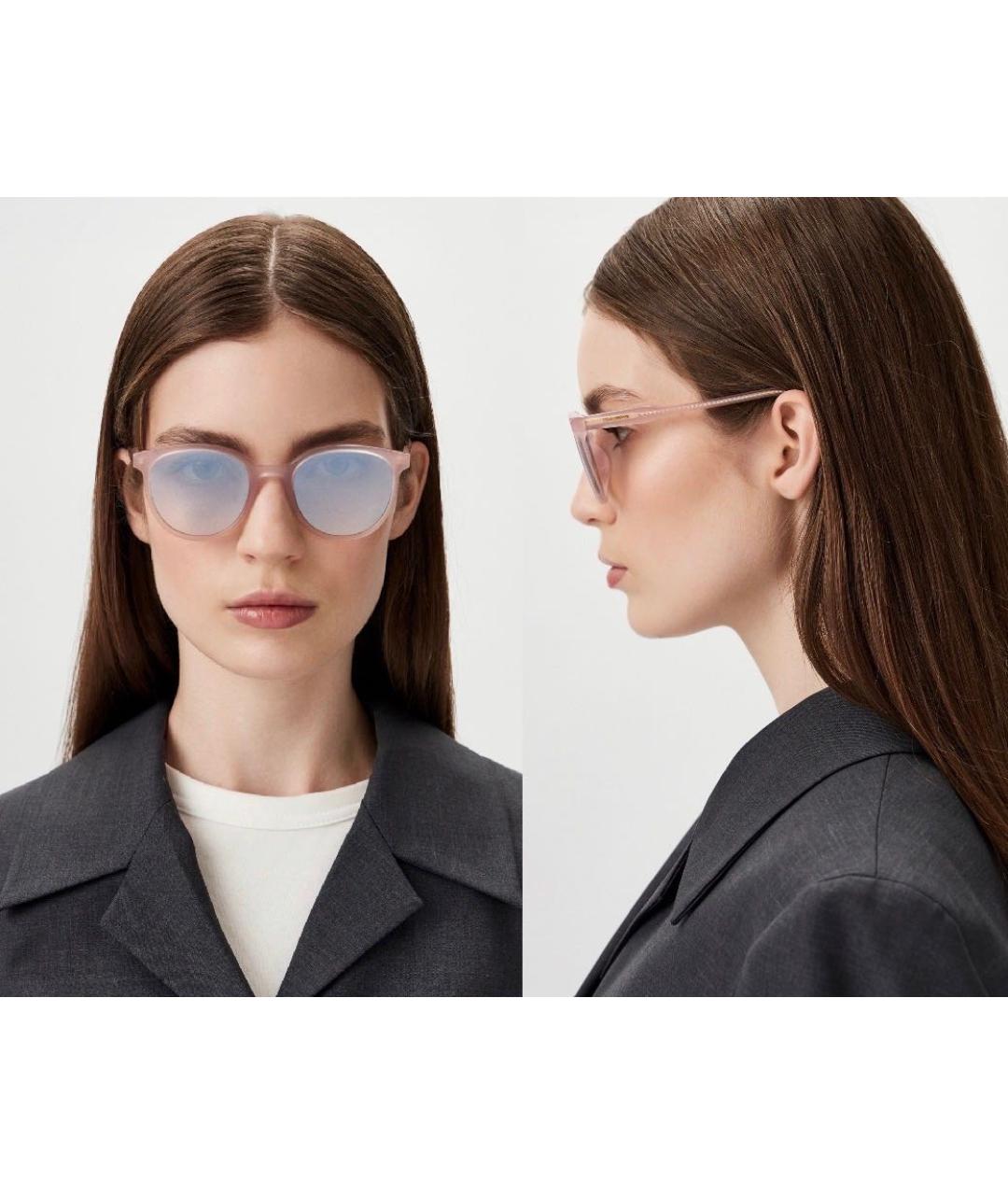 ZADIG & VOLTAIRE Розовые пластиковые солнцезащитные очки, фото 6