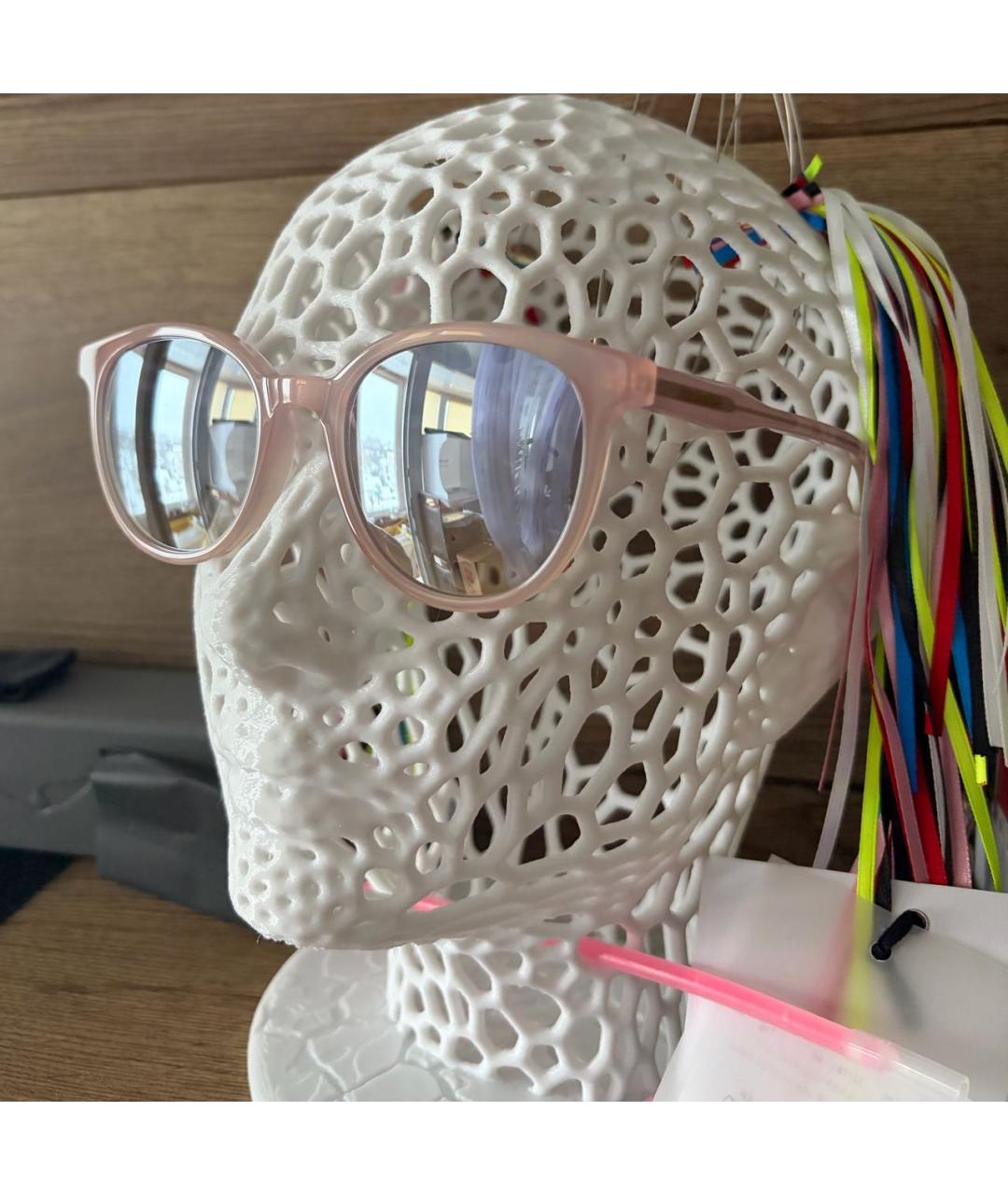 ZADIG & VOLTAIRE Розовые пластиковые солнцезащитные очки, фото 5