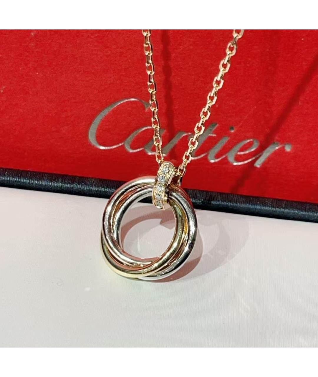 CARTIER Золотое колье из розового золота, фото 2