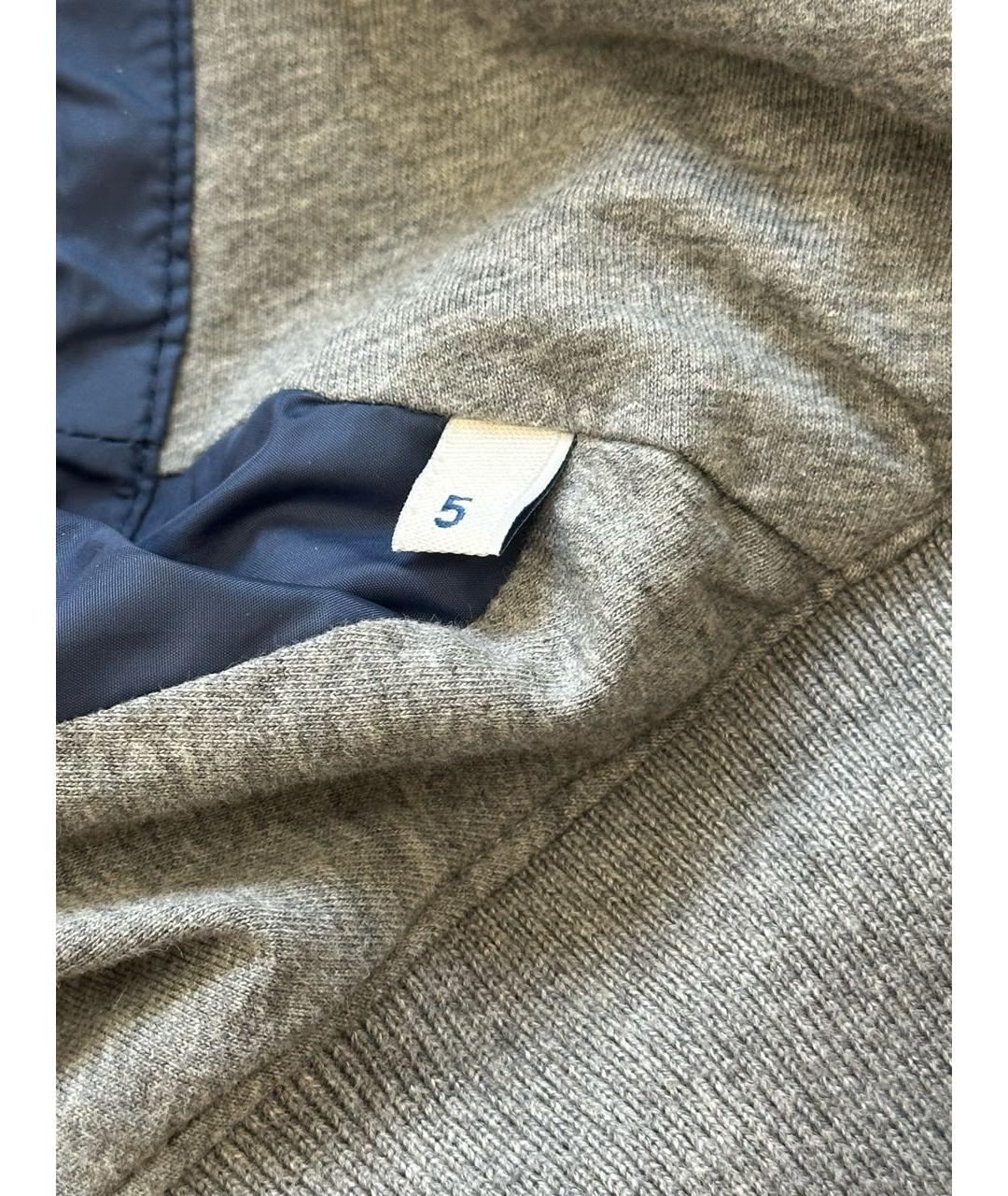 MONCLER Синий полиамидовый жилет, фото 5