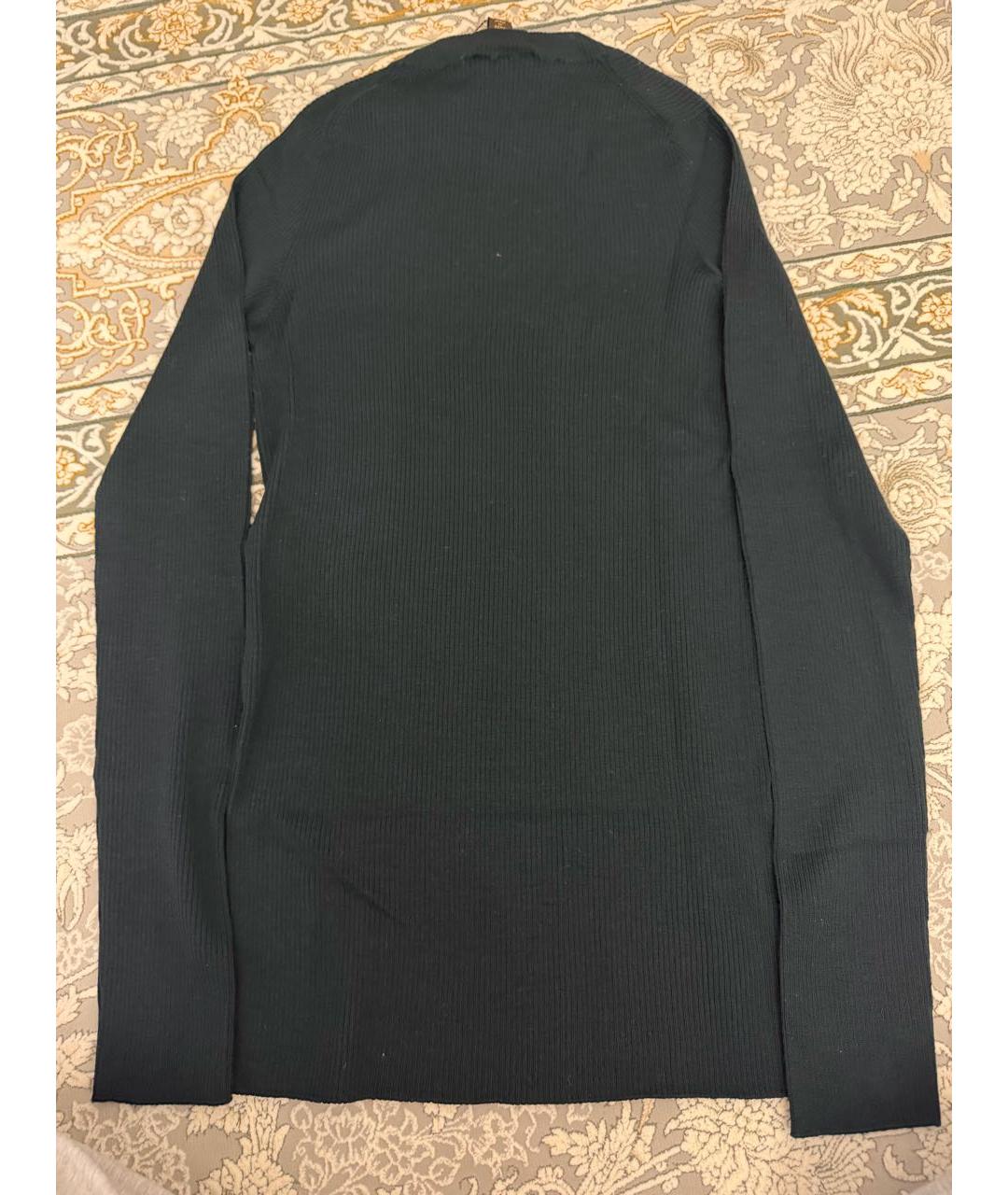 LOUIS VUITTON Зеленая шерстяная водолазка, фото 4