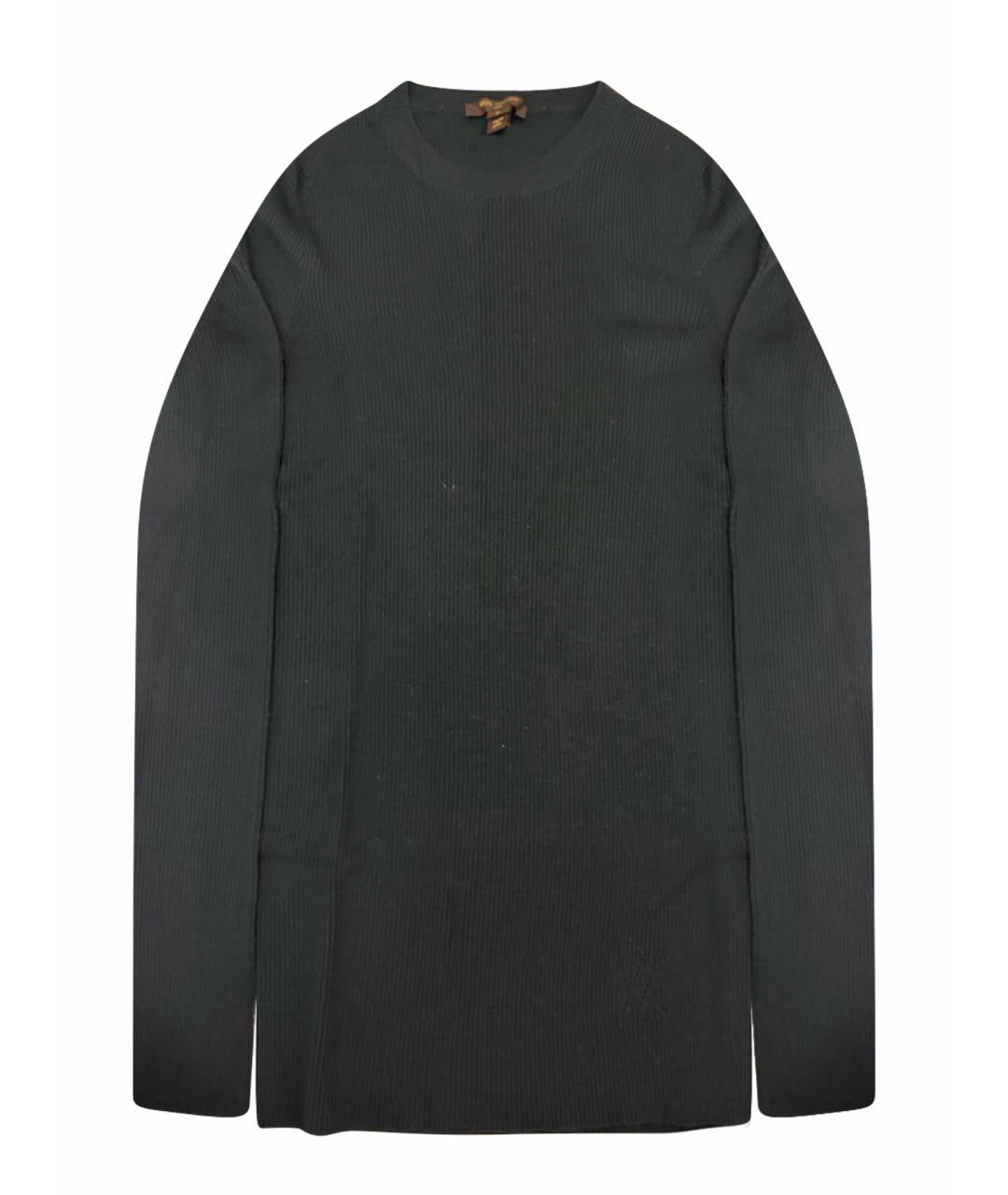 LOUIS VUITTON Зеленая шерстяная водолазка, фото 1