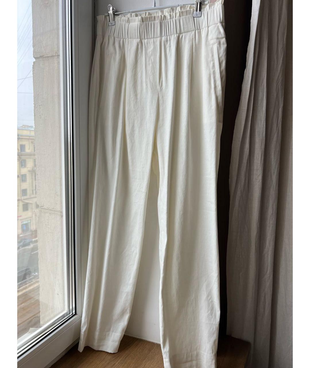 ANTONELLI FIRENZE Белый хлопковый костюм с брюками, фото 5