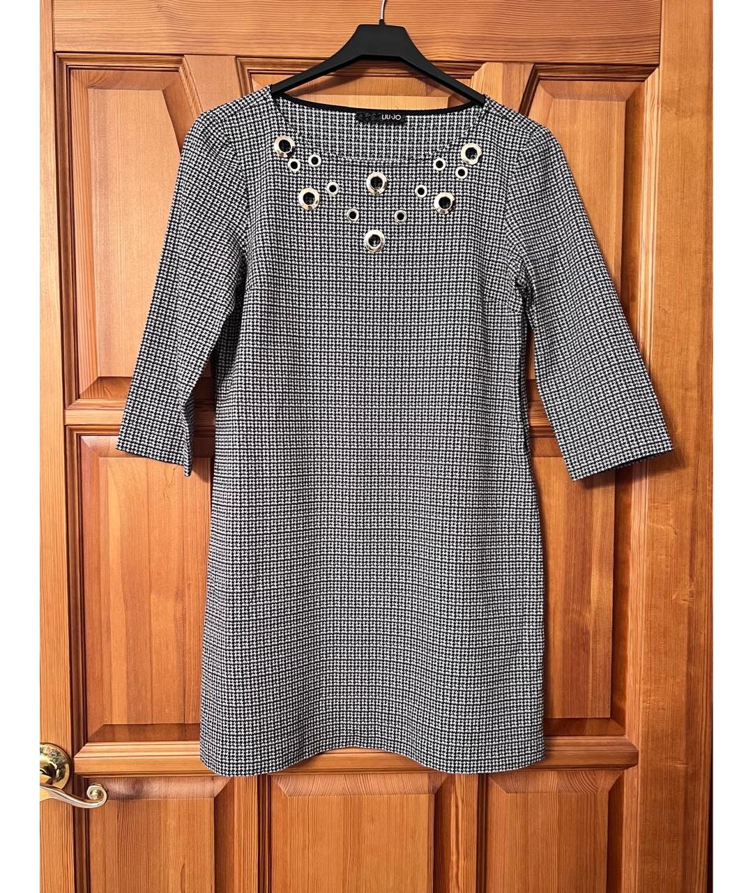 LIU JO Серое повседневное платье, фото 4