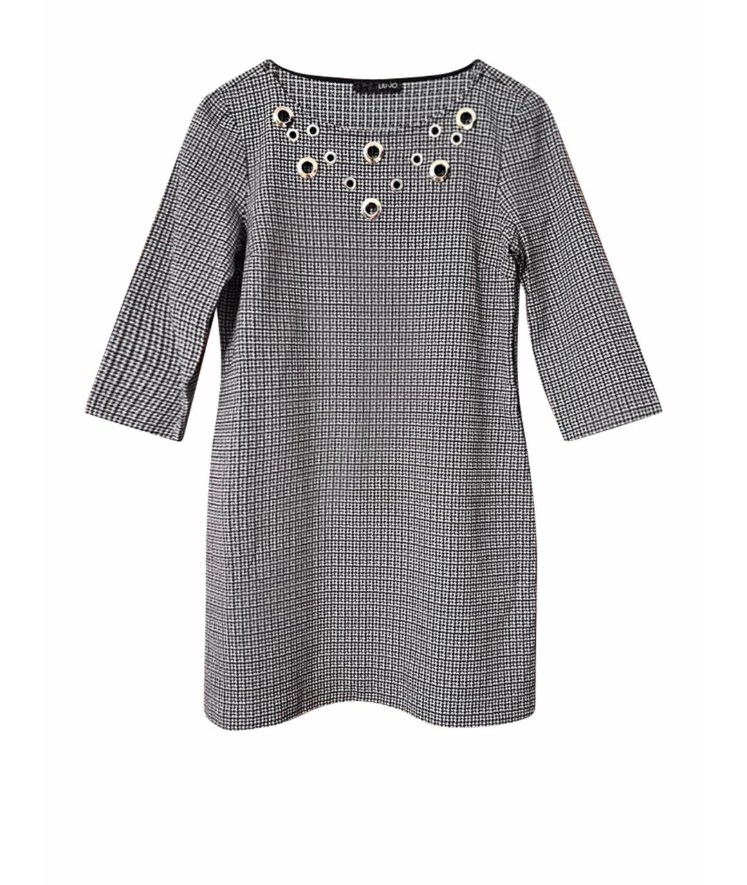 LIU JO Серое повседневное платье, фото 1