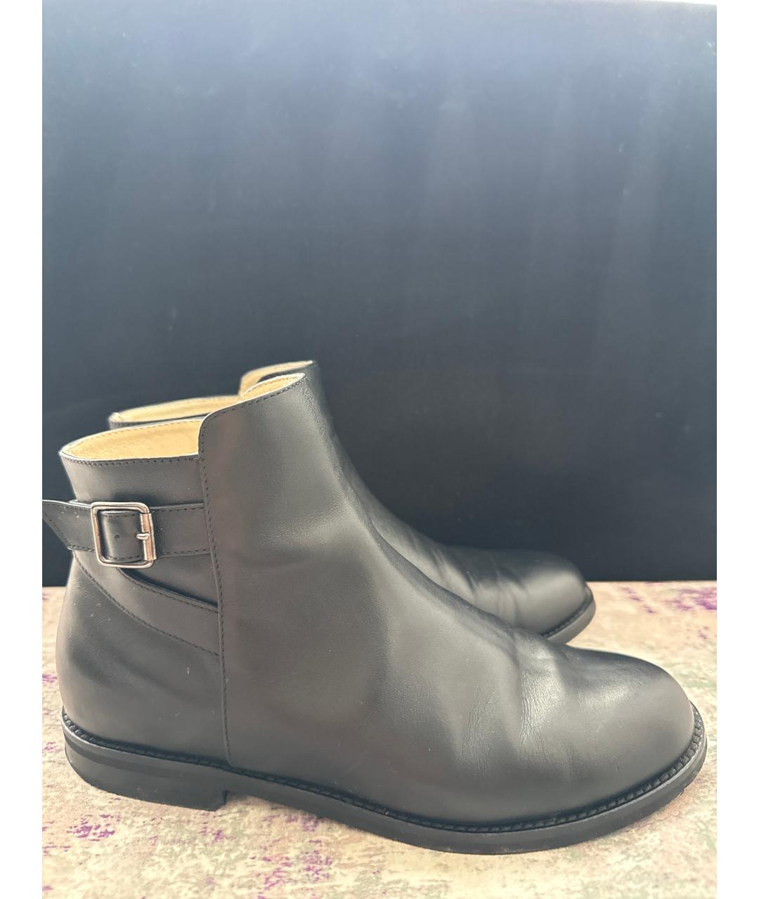 IL GUFO Черные кожаные ботинки, фото 6