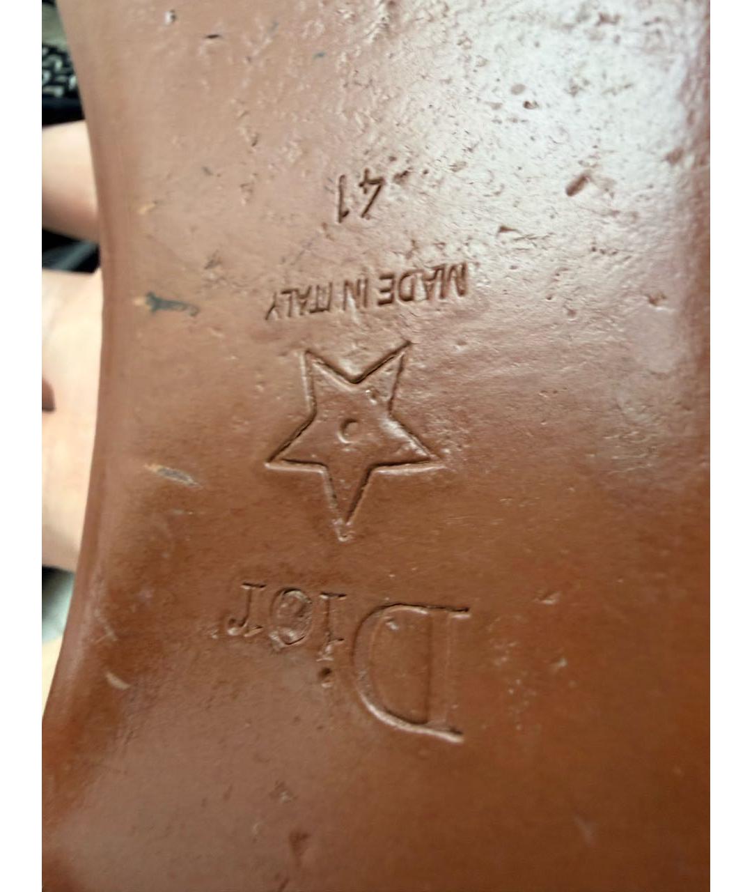 CHRISTIAN DIOR Черные текстильные шлепанцы, фото 6