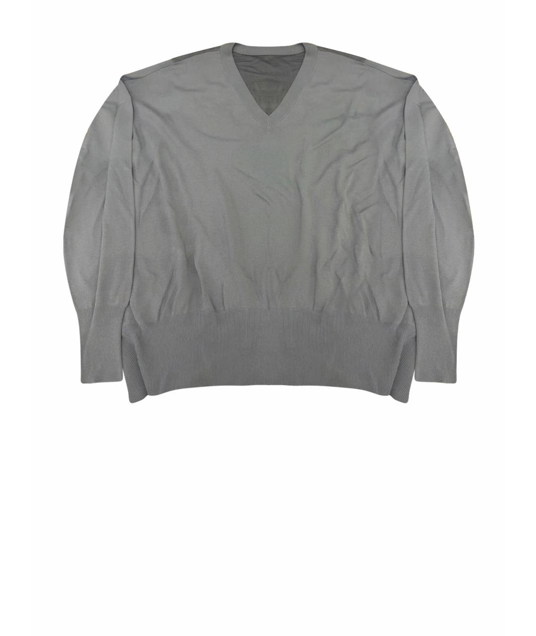 MAISON MARGIELA Голубой шелковый джемпер / свитер, фото 1