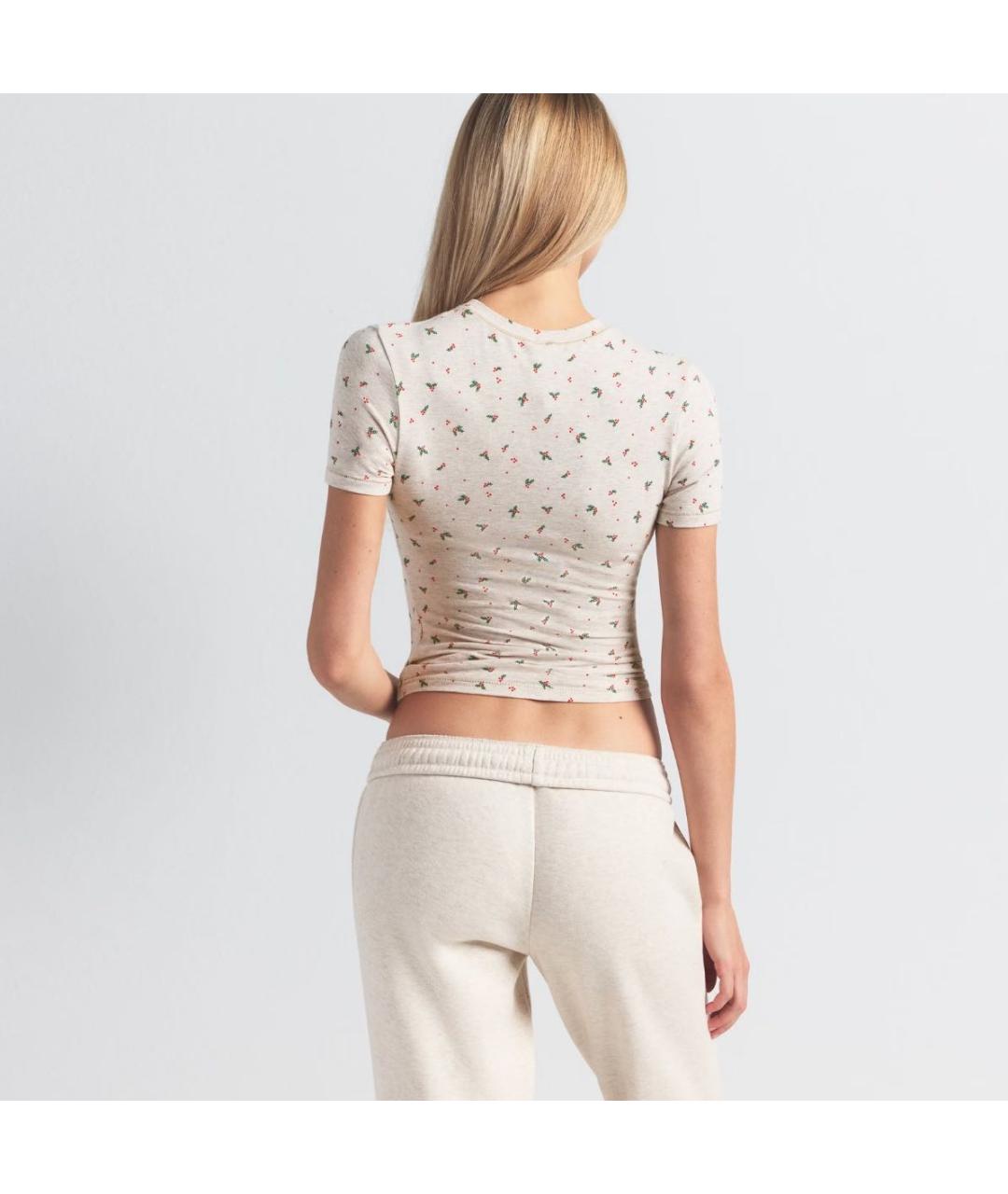 SKIMS Серая футболка, фото 4