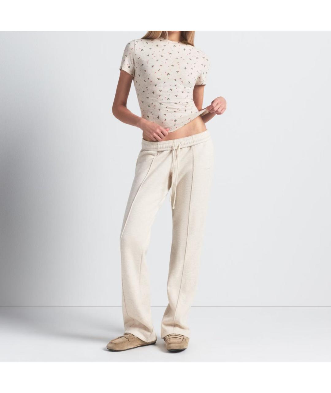 SKIMS Серая футболка, фото 3