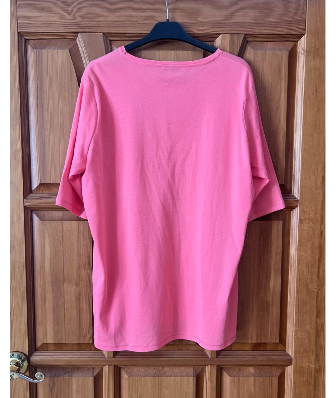 BOGNER Розовая хлопковая футболка, фото 2