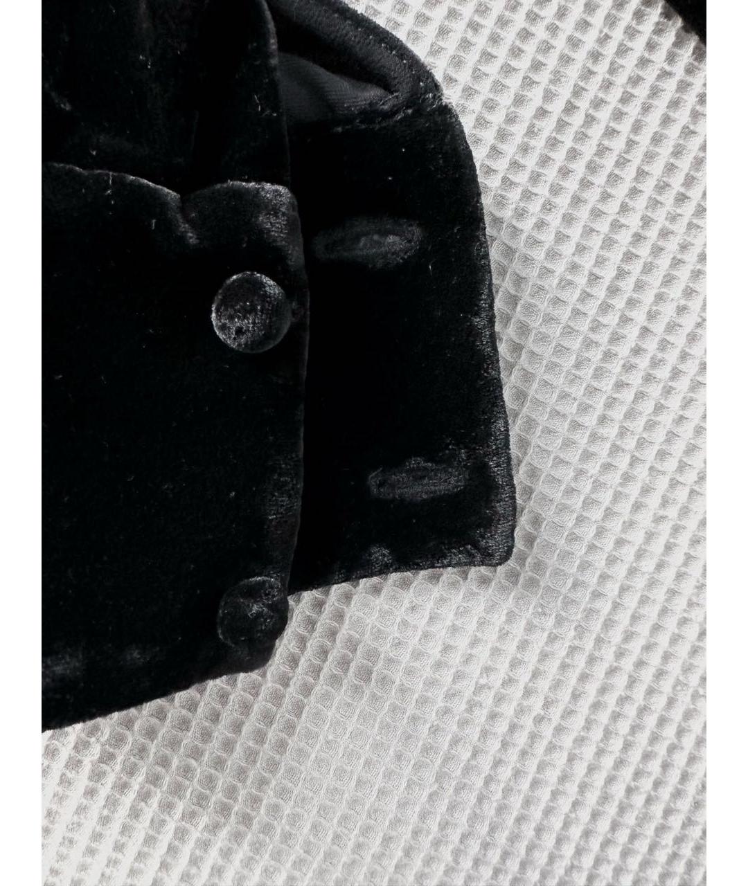 MCQ ALEXANDER MCQUEEN Черное шелковое коктейльное платье, фото 4