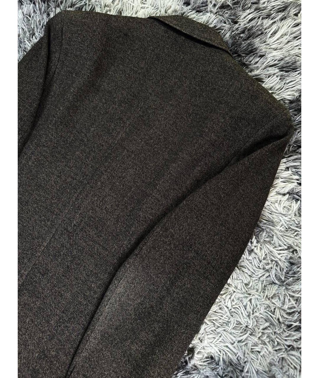 JUST CAVALLI Антрацитовое твидовое пальто, фото 3