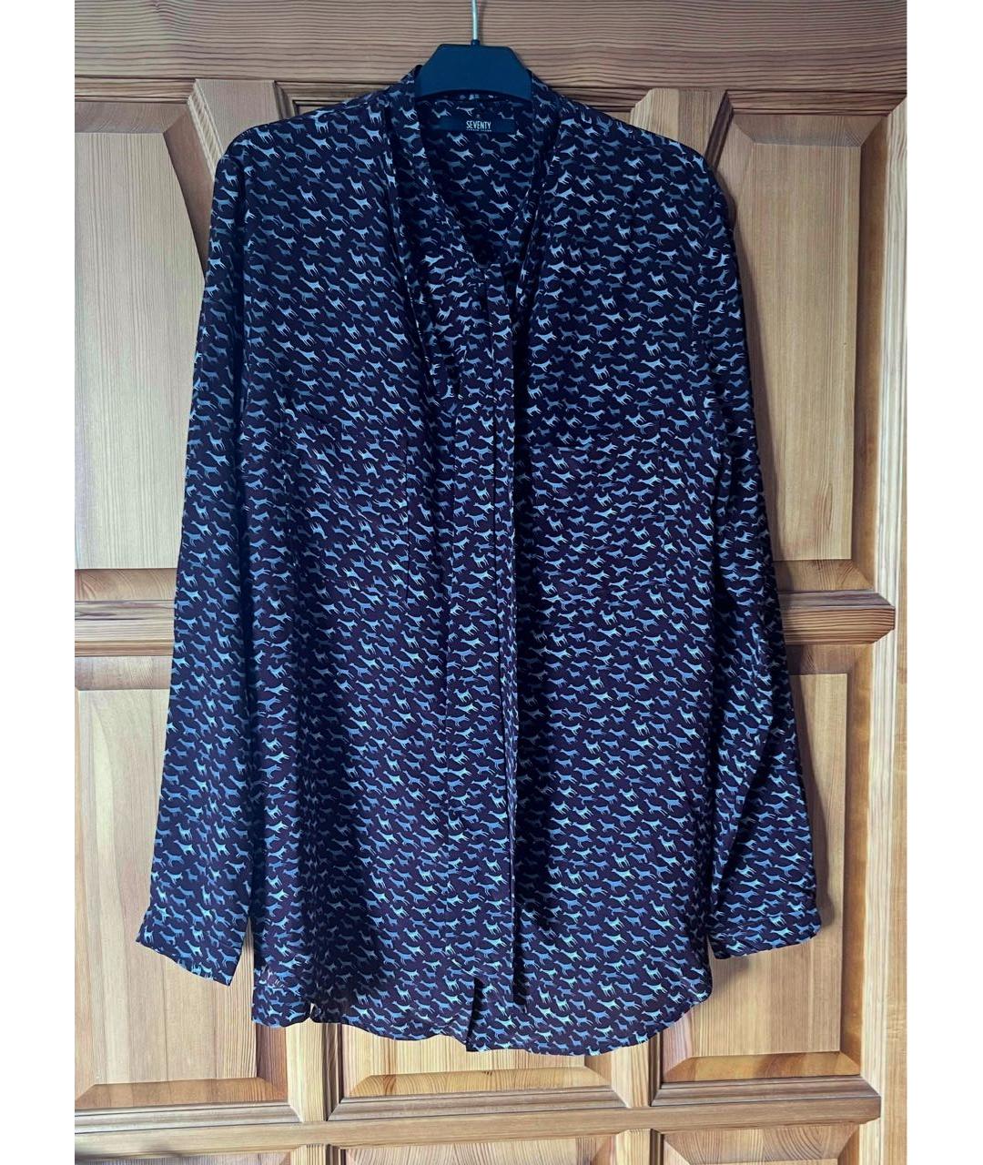 SEVENTY Фиолетовая шелковая блузы, фото 4