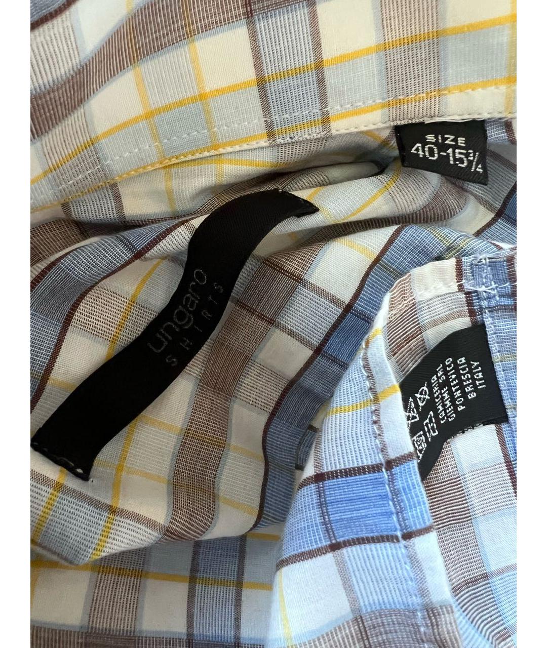 UNGARO Белая кэжуал рубашка, фото 3