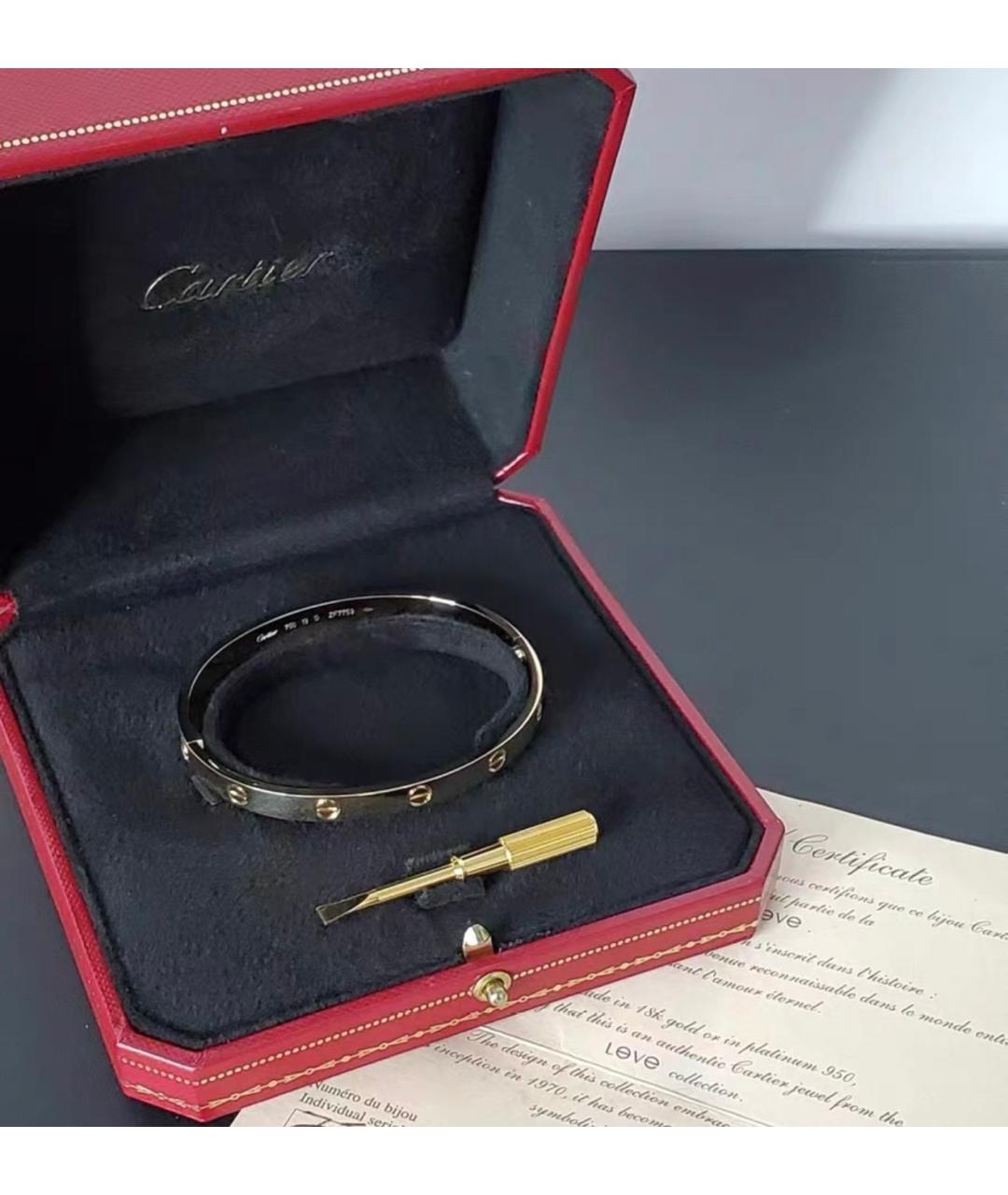 CARTIER Золотой браслет из желтого золота, фото 2