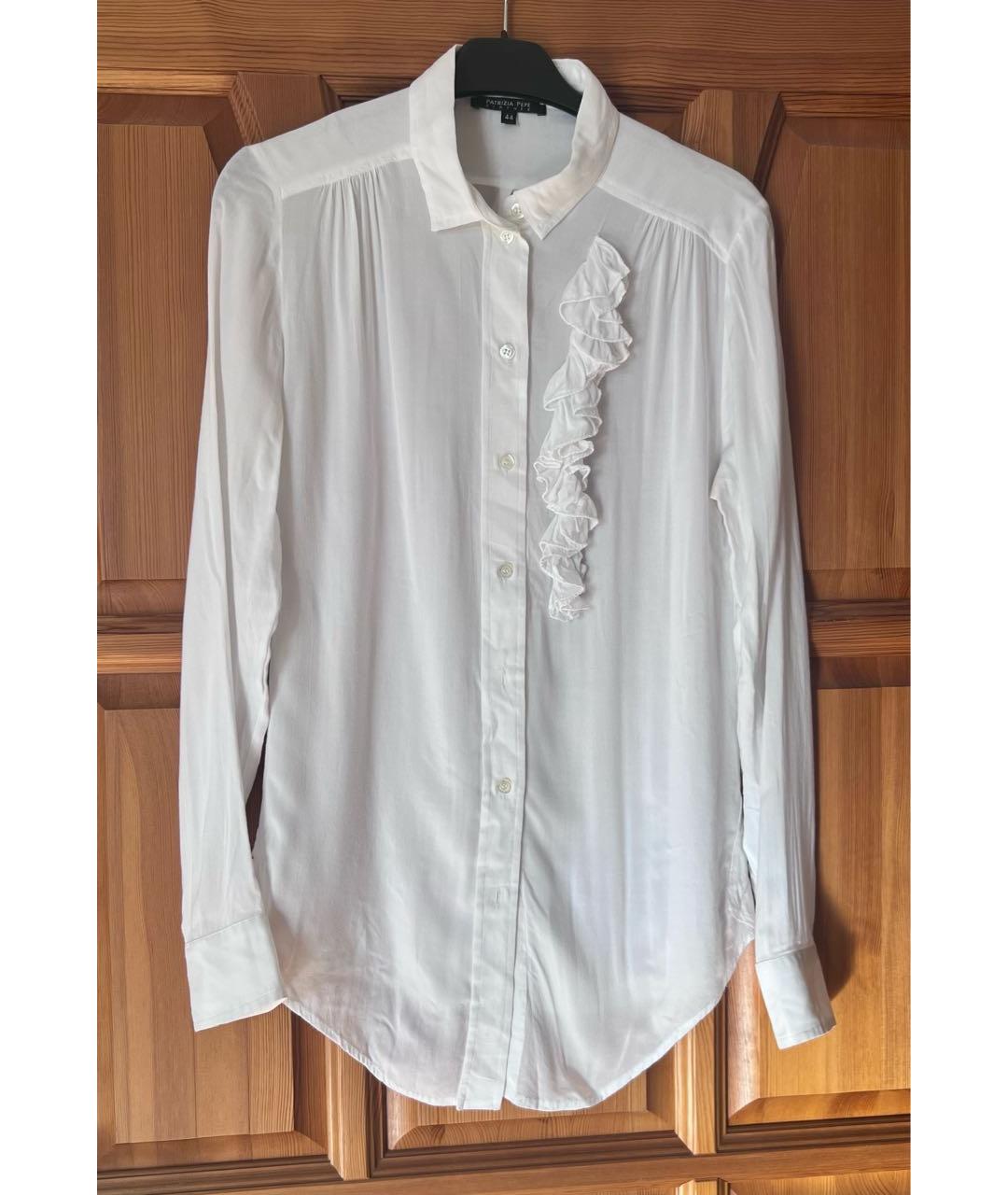 PATRIZIA PEPE Белая блузы, фото 4