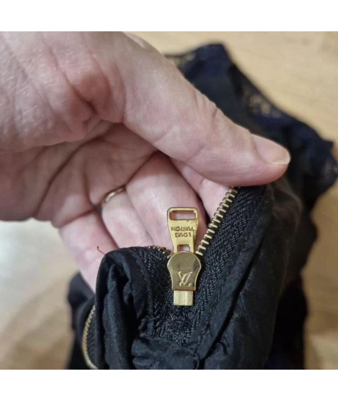 LOUIS VUITTON Темно-синее шелковое коктейльное платье, фото 4