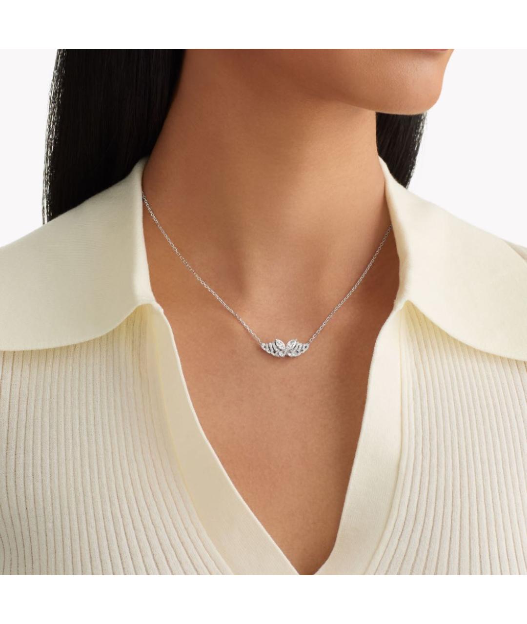 GRAFF Серебряное колье из белого золота, фото 2