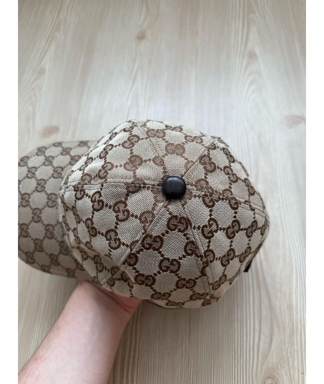 GUCCI Бежевая кепка/бейсболка, фото 3