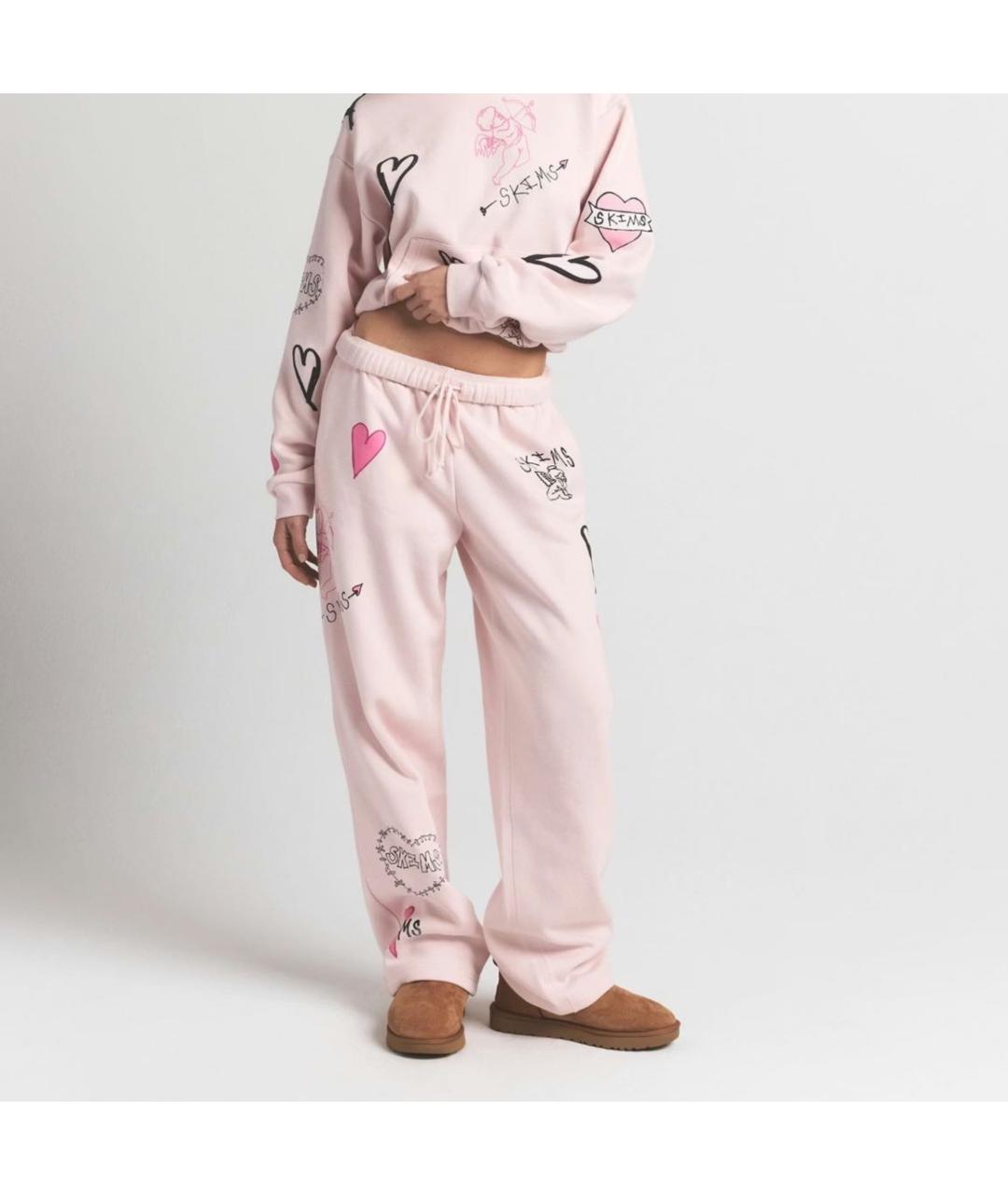 SKIMS Розовые спортивные брюки и шорты, фото 2