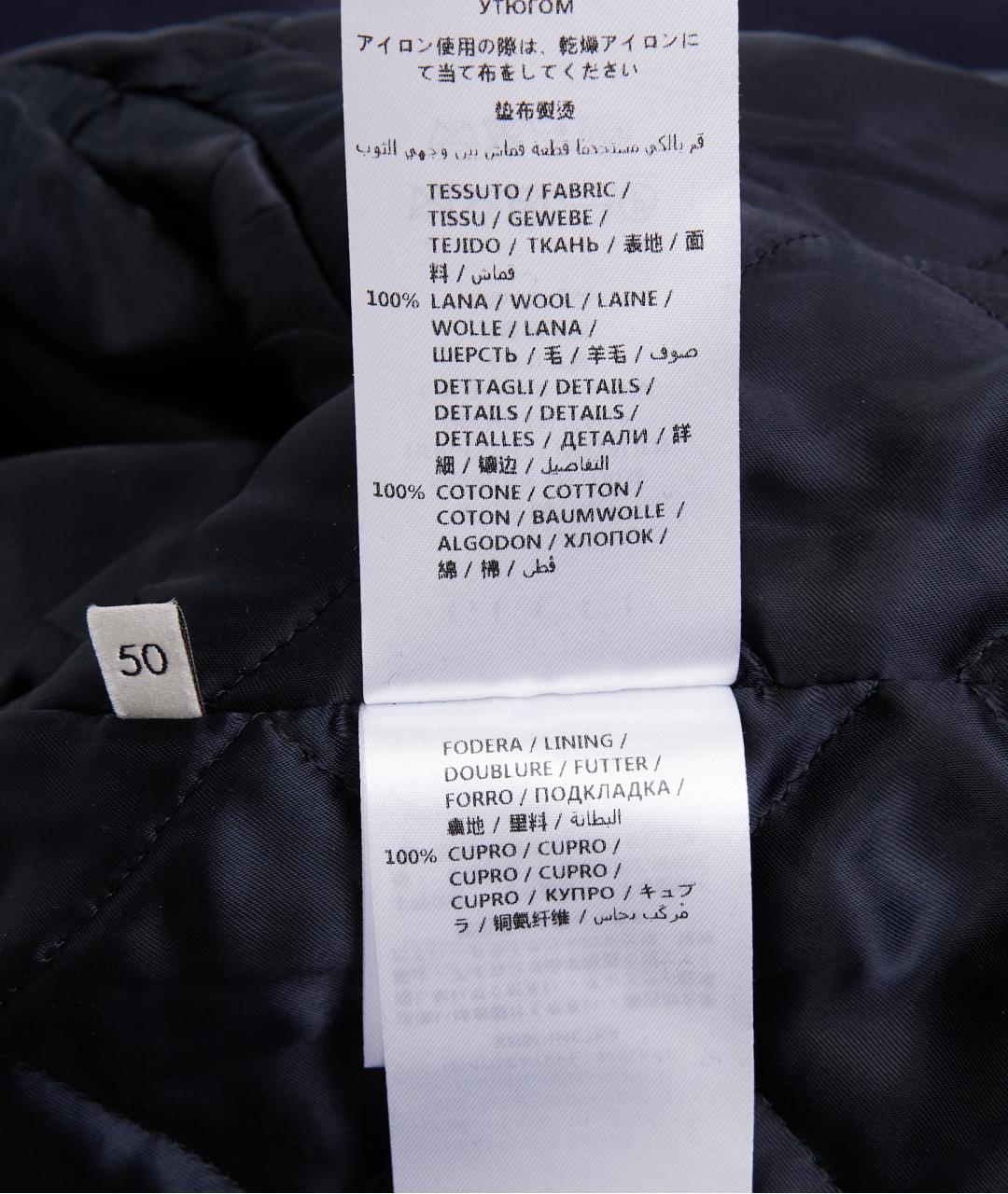 GUCCI Синее шерстяное пальто, фото 5