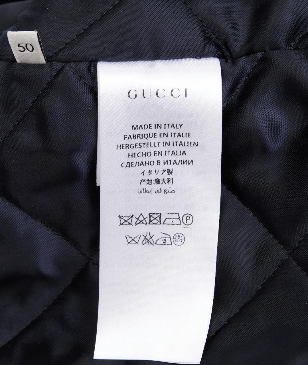 GUCCI Синее шерстяное пальто, фото 4