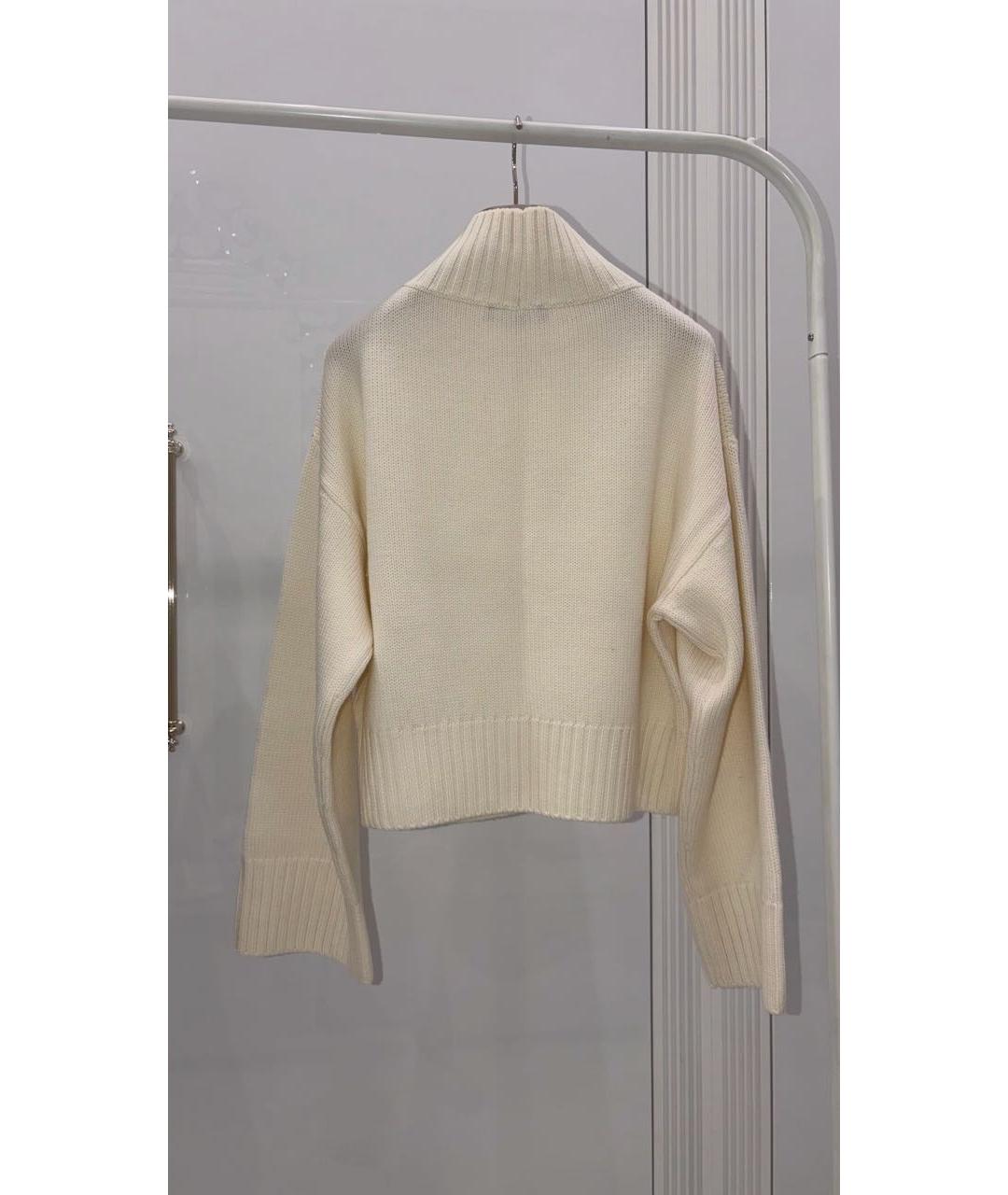 FABIANA FILIPPI Белый шерстяной джемпер / свитер, фото 2