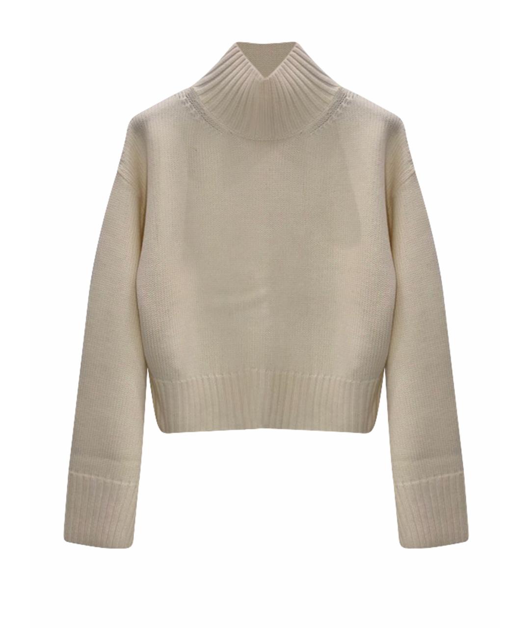 FABIANA FILIPPI Белый шерстяной джемпер / свитер, фото 1