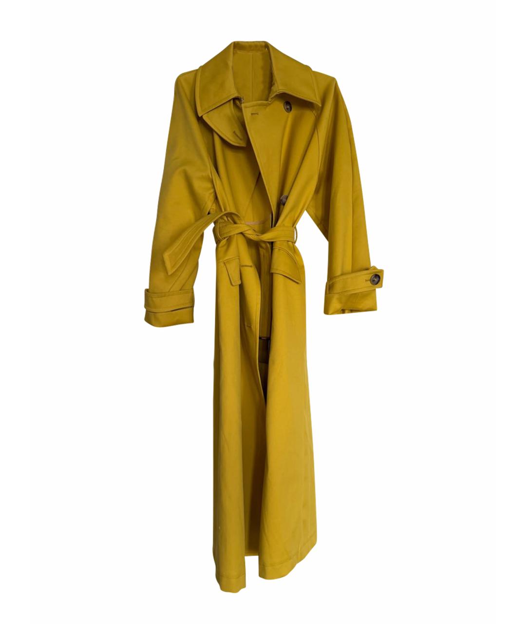 SPORTMAX Желтый тренч/плащ, фото 1